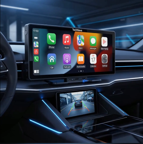CarPlay + camera de recul / Android Auto, Écran HD avec Bluetooth & USB
