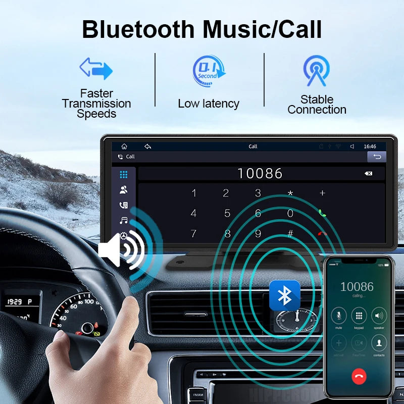 CarPlay + camera de recul / Android Auto, Écran HD avec Bluetooth & USB